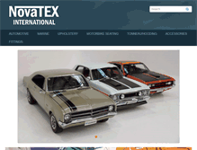 Tablet Screenshot of novatexinternational.com